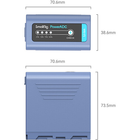 NP-F970 USB-C Rechargeable Camera Battery Image 4