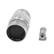 Serenar 135mm f/3.5 Screw in Mount M39 LTM with Eye Piece Chrome - Pre-Owned Image 0