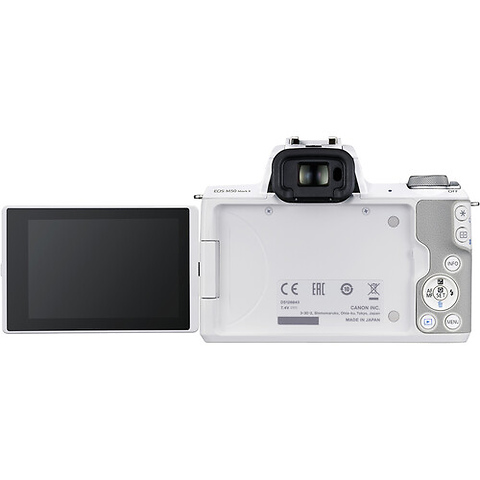 EOS M50 Mark II Mirrorless Camera with 15-45mm Lens (White) - Pre-Owned Image 1
