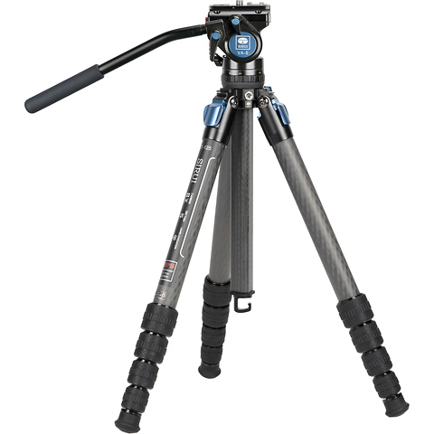 ST-125 5-Section Carbon Fiber Tripod & VA-5 Ultra-Compact Video Head Kit Image 0