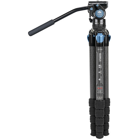 ST-125 5-Section Carbon Fiber Tripod & VA-5 Ultra-Compact Video Head Kit Image 4