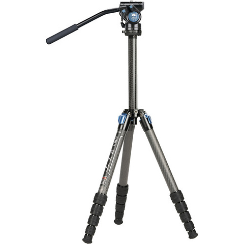 ST-125 5-Section Carbon Fiber Tripod & VA-5 Ultra-Compact Video Head Kit Image 5