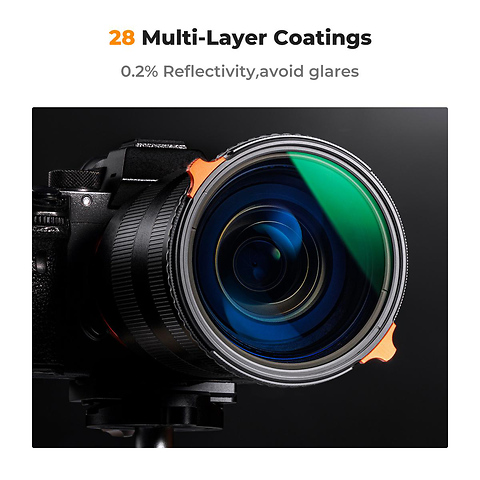 77mm Nano-X Series True Color Variable ND2-32 (1-5 Stops) and CPL Circular Polarizer 2 in 1 Filter Image 5