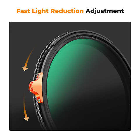 77mm Nano-X Series True Color Variable ND2-32 (1-5 Stops) and CPL Circular Polarizer 2 in 1 Filter Image 6