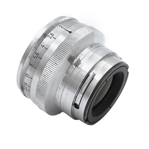 Opton 50mm f/2 Sonnar T* Chrome Lens for Contax Rangefinder - Pre-Owned Image 0