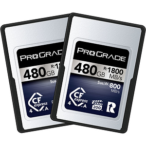480GB CFexpress 4.0 Type A Iridium Memory Card (2-Pack)