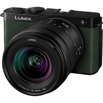 Lumix DC-S9 Mirrorless Digital Camera with 20-60mm Lens (Dark Olive)