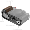 Wooden L-Shape Grip for Fujifilm X-T50 (Black) Thumbnail 4