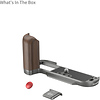 Wooden L-Shape Grip for Fujifilm X-T50 (Charcoal Silver) Thumbnail 3