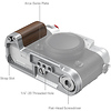 Wooden L-Shape Grip for Fujifilm X-T50 (Silver) Thumbnail 4
