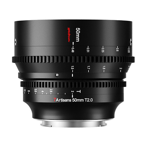 7Artisans 50mm T2.0 Spectrum Prime Cine Lens (L Mount) - Pre-Owned Image 0