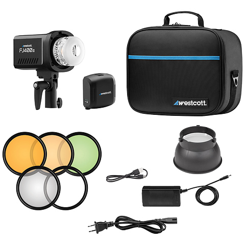FJ400 II Touchscreen Strobe with FJ Pro AC/DC Battery (400Ws) Image 9