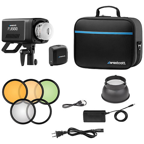 FJ800 Touchscreen Strobe with FJ Pro AC/DC Battery (800Ws) Image 10