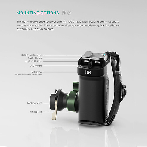 Left-Side Power Handle with Run/Stop Type VIII (Black) Image 8