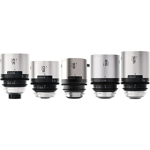 Remus 1.5x Full-Frame Anamorphic 5-Lens Set (ARRI PL, Silver Flare)