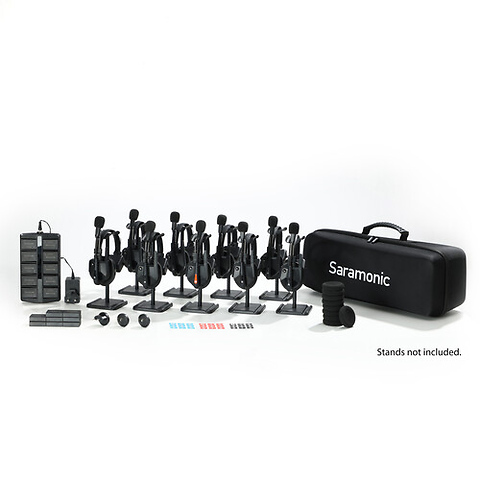WiTalk9-9S 9-Person Full-Duplex Wireless Intercom System with Single-Ear Headsets (1.9 GHz) Image 10