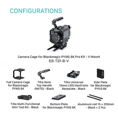 Cage Pro Kit for Blackmagic PYXIS 6K (V-Mount) Image 5