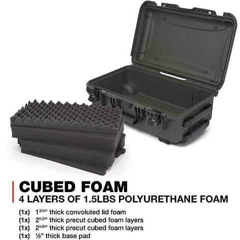 935 Wheeled Hard Case with Foam Insert (Olive, 28.5L) Image 5