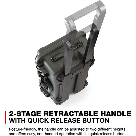 935 Wheeled Hard Case with Foam Insert (Olive, 28.5L) Image 2