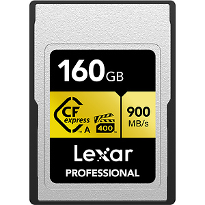 160GB Professional GOLD Series CFexpress Type A Memory Card