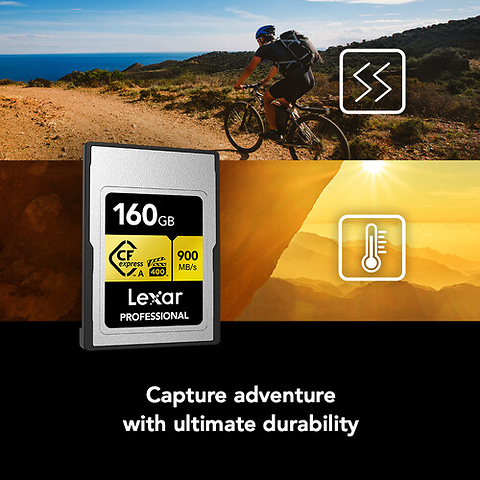 160GB Professional GOLD Series CFexpress Type A Memory Card Image 3