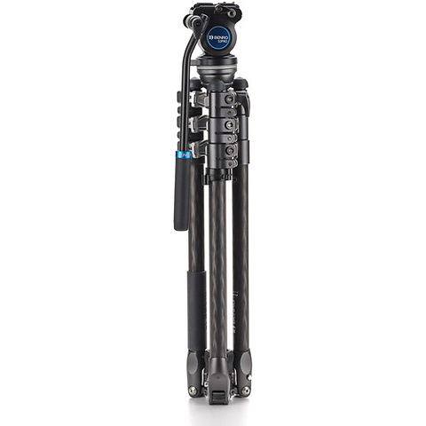 Rhino S2PRO Video Tripod Kit with Flip Locks (Carbon Fiber) Image 2