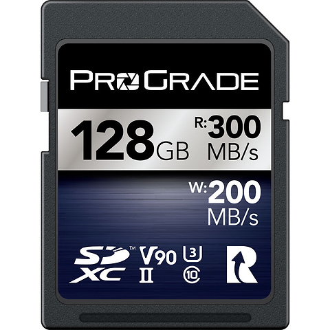 128GB UHS-II SDXC Iridium Memory Card Image 0