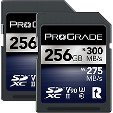 256GB UHS-II SDXC Iridium Memory Card (2-Pack) Image 0