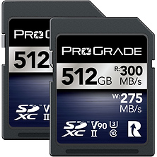 512GB UHS-II SDXC Iridium Memory Card (2-Pack) Image 0