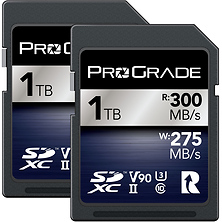1TB UHS-II SDXC Iridium Memory Card (2-Pack) Image 0