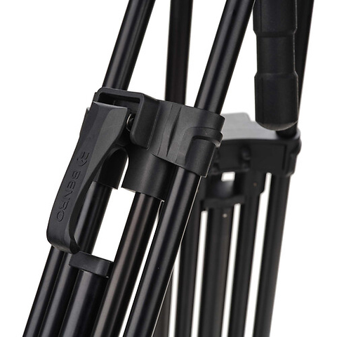 A673LL Lightning Lock Tripod Kit with BV6H PLUS Head (Aluminum, 75mm Bowl) Image 4