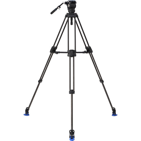 C673LL Lightning Lock Tripod Kit with BV6H PLUS Head (Carbon Fiber, 75mm Bowl) Image 3