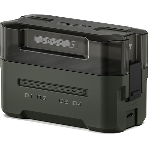Portable Charging Station for LP-E6 Batteries Image 0