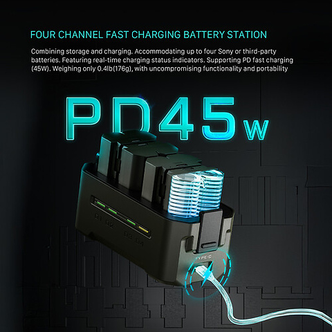Portable Charging Station for NP-FZ100 Batteries Image 8