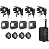 P3 COLOR Bi-Color Portable LED Fresnel 4-Monolight Kit - Pre-Owned Thumbnail 0