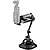 Hydra Alien Mini Car Mount Kit with Electronic Suction Cup (Titanium Gray)