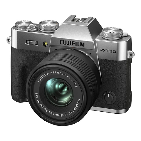 X-T30 II Mirrorless Camera Silver w/Fujinon XC 15-45mm lens Kit - Pre-Owned Image 0