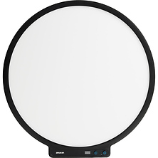 Verge Max Bi-Color Round LED Light Panel (Charcoal) Image 0