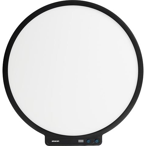 Verge Max Bi-Color Round LED Light Panel (Charcoal) Image 0