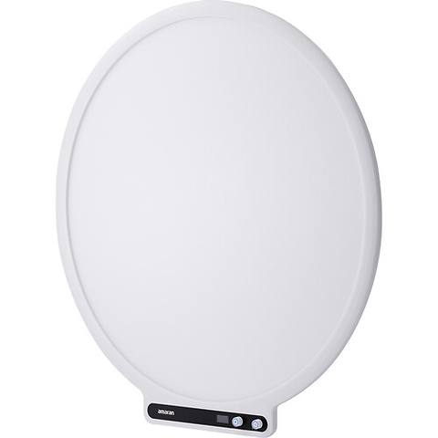 Verge Max Bi-Color Round LED Light Panel (White) Image 1