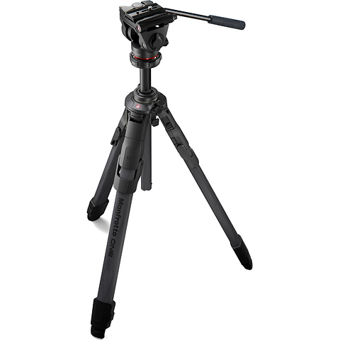 ONE Carbon Fiber Tripod with 500X Fluid Head Image 0