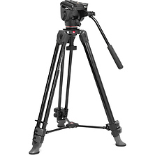 500X Fluid Head with Aluminum Tripod Kit Image 0