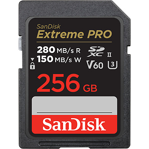 256GB Extreme PRO UHS-II SDXC Memory Card
