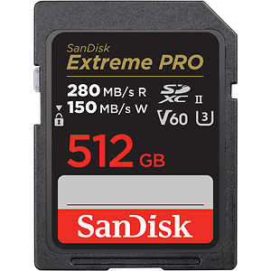 512GB Extreme PRO UHS-II SDXC Memory Card