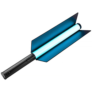 Ice Light 3 RGB LED Tube Light (1.5 ft., Battery Grip & Barndoors Kit)