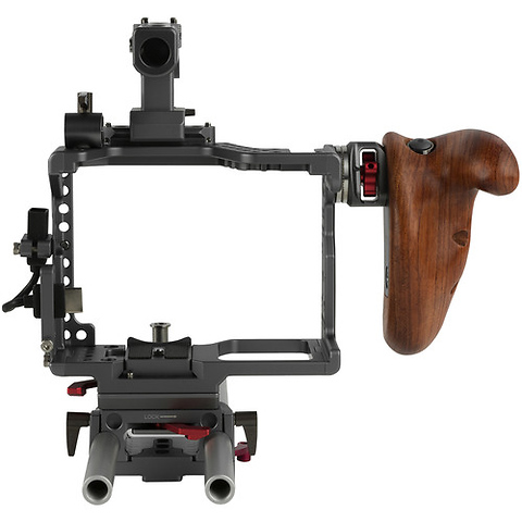 ES-T37-A Camera Cage Rig w/Wooden Handgrip for GH4 & GH5 - Pre-Owned Image 2