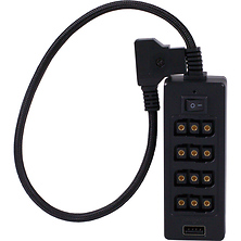 4-Port D-Tap Hub with 1/4 in.-20 Thread (Black) Image 0