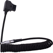 D-TAP to LEMO 2-Pin 0B Male Coiled Power Cable (12-24 in., Black) Image 0