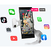 Flow 2 AI-Powered Smartphone Gimbal with AI Tracker (Stone Gray) Thumbnail 11