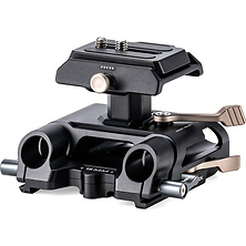 Height-Adjustable Arca-Type 15mm LWS Baseplate (Black) Image 0